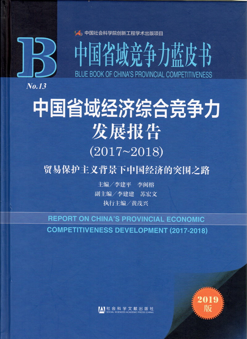 坏坏美眉逼逼影视中国省域经济综合竞争力发展报告（2017-2018）